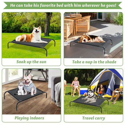 Heavy Duty Pet Raised Bed Elevated Trampoline Hammock Cat Dog Raised Deluxe AU