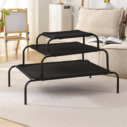 Heavy Duty Pet Raised Bed Elevated Trampoline Hammock Cat Dog Raised Deluxe AU